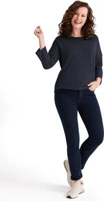Produktbild von Stooker Women CARLY Damen Strickpullover Loose Fit 40/42 blue melange