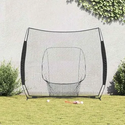 Produktbild von Baseball-Trainingsnetz 250 x 106 x 209 cm für Baseball und Softball, stabiles Schlagnetz für den Garten mit Tragetasche