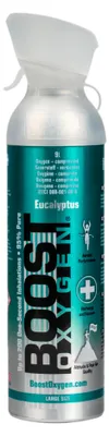 Produktbild von Boost Oxygen Sauerstoffdose zum Inhalieren Menthol-Eukalyptus, groß, 9L