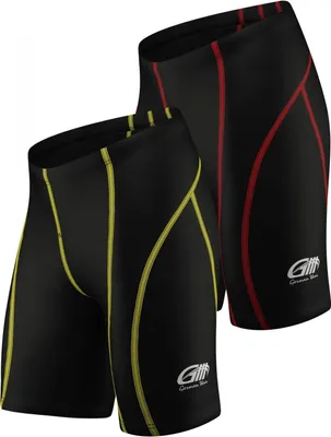 Produktbild von Radhose Fahrradhose Radlerhose Gepolsterte Coolmax (Polyesterfasern) Radler-Shorts, Größe:M, Farbe:Gelb