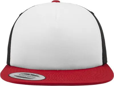 Productafbeelding van Trucker Pet met Witte Voorkant - Verstelbare Unisex Pet voor Zeefdruk