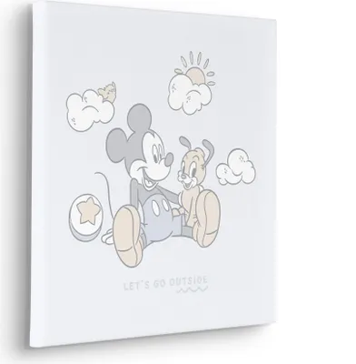 Produktbild von Komar Keilrahmenbild - Disney Mickey Mouse Let's Go Outside - Größe: 40 x 40 cm