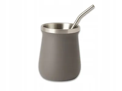 Obrázek produktu pro Nerezová kalabasa na Yerba Maté 260ml moderní termo hrnek na maté