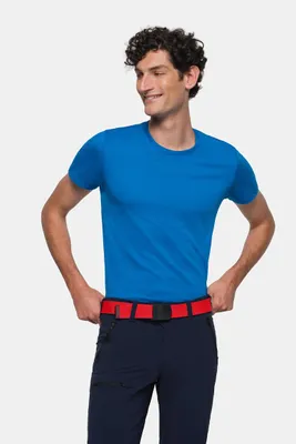 Produktbild von HAKRO Gürtel Modell 965, rot, mit Klemmschließe, individuell einstellbar