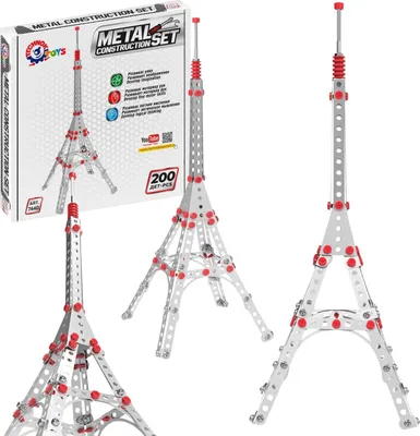 Produktbild von Eiffelturm Metall Modellbausatz 200 Teile Gebäude 7440