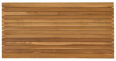Produktbild von vidaXL Tischplatte 110 x 55 x 3,5 cm Rechtwinklig Massives Teakholz