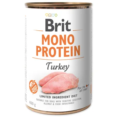 Zdjęcie produktu dla BRIT Mono Protein Turkey mokra karma dla psa Indyk 400g