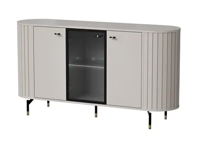 Obrázek produktu pro Nábytek24 Příborník Zante Za3 Komoda 150 X 81 X 40 cm Skříň do obývacího pokoje Cashmere