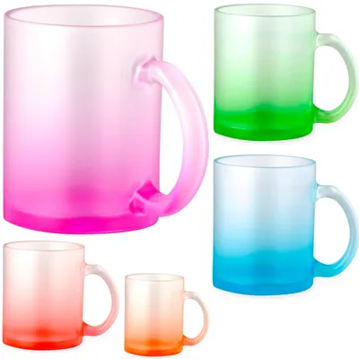 Imagen del producto de Solidchoice - Juego de 5 tazas de café de vidrio de borosilicato con asa