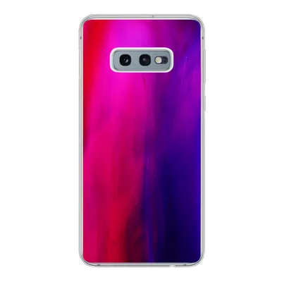 Produktbild von MuchoWow® Handyhülle Schutzhülle Hülle für Samsung Galaxy S10e Färben - Rosa - Lila - Abstrakt Silikon Softcase Handy Hülle - Handy