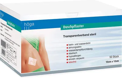Produktbild von Duschpflaster steril Transparentverband 10cmx12cm, 50 St PFL