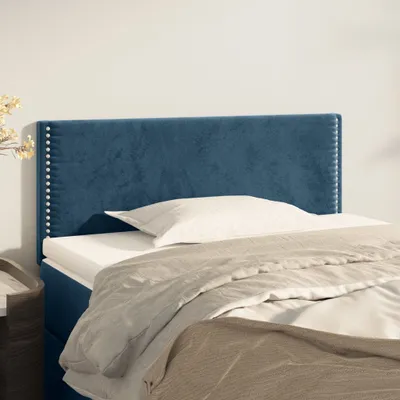 Produktbild von Design Möbel Kopfteil Dunkelblau 100x5x78/88 cm Samt - 2024 Neu