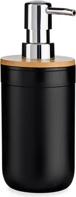 Produktbild von Berilo Seifenpumpe - Kunststoff - schwarz - 350 ml - nachfullbar