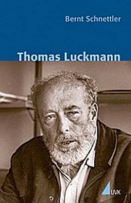 Produktbild von Schnettler, B: Thomas Luckmann