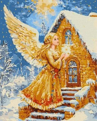 Image de Peinture par numéros - Les ailes de la lumière 40 x 50 cm - Ideyka