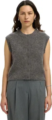 Produktbild von Selected Lulu Strickweste Grau 2XL Damen Grau 2XL