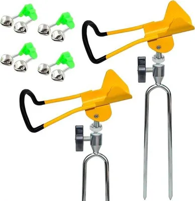 Produktbild von Famanu Angelhalter 360° aus rostfreiem Stahl - verstellbar - 2 Stück