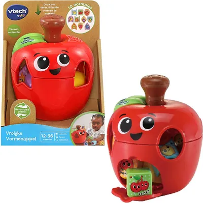 Produktbild von VTech Baby Vrolijke Vormenappel, 1 Jahr(e), Kunststoff, Mehrfarbig