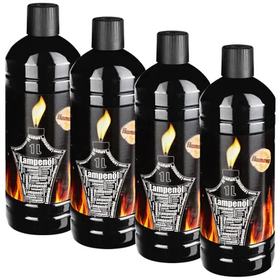 Produktbild von Lampenoel Lampenöl Petroleum Lampe Garten Oel Fackeln Fackel Laterne Öl Innen Camping 4 Liter Flasche Outdoor Oil Öllampe flüssig Gartenfackeln Flameup