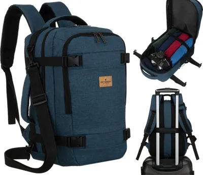 Produktbild von PTN SIKORKA-6477 Marineblauer Reiserucksack