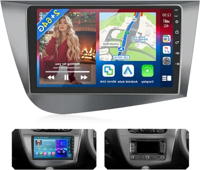 Immagine prodotto di Autoradio Android - Lettore multimediale 2DIN - Sistema di navigazione integrato - Autoradio - CarPlay e Android Auto