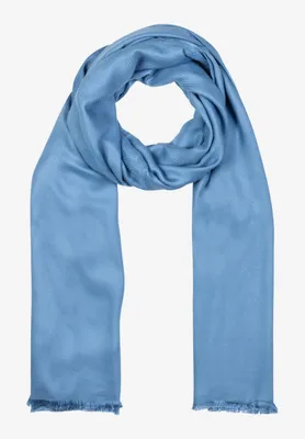 Produktbild von MORE & MORE Scarf with Fringes 0339 winterblue 0