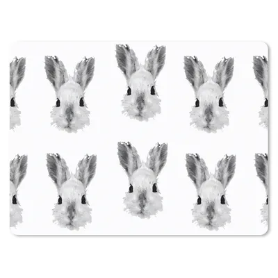 Produktbild von MuchoWow® Mauspad Mousepad Vintage - Kaninchen - Schnittmuster 23x19 cm - Mousepads - Maus Mat - Pad - Mausunterlage - Schreibtischunterlage - Mauspad