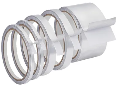 Productafbeelding van BENECREAT Aluminium tape, 50 m, hittebestendige reparatietape 6/12/50 mm voor het afdichten en repareren van warme en koude HVAC-installaties, leidingen, buisisolatie