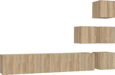 Produktbild von vidaXL TV-Wandschrank Sonoma-Eiche Holzwerkstoff
