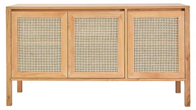 Produktbild von Waschbeckenunterschrank aus massivem Teakholz