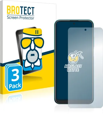 Produktbild von 3x BROTECT Entspiegelungs Schutzglas für Nokia X20 Schutzfolie Panzer Folie Glas Display Schutz matt
