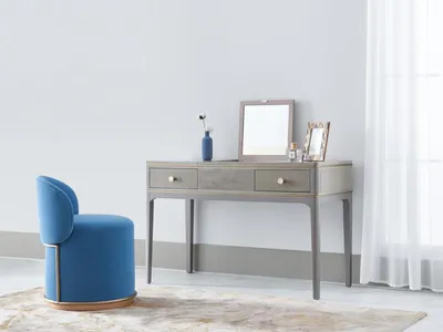 Produktbild von Schminktisch Kosmetik Tisch Spiegel Kommode Frisier Tische Designer Konsolen Neu
