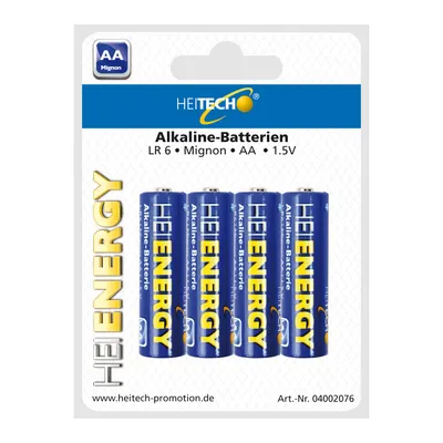 Immagine prodotto di Batterie alcaline Mignon/AA confezione da 4 pezzi