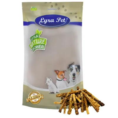 Produktbild von 1 kg Lyra Pet® Büffelsticks mit Rindfleischstreifen