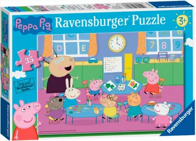 Zdjęcie produktu dla Ravensburger Peppa Pig Classroom Fun, 35 szt., Kreskówki, 3 lat(a)