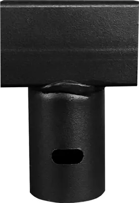 Produktbild von AGA Trampolin T-Stück 38 mm Schwarz, galvanisiert