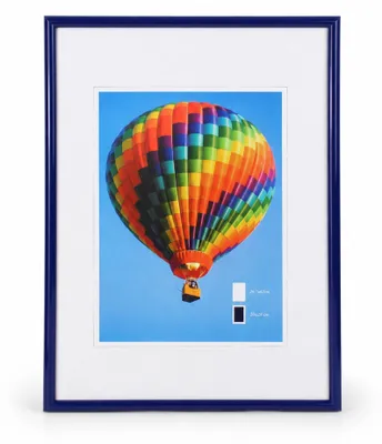 Produktbild von NLS Kunststoff Bilderrahmen Wanddeko Collage Poster Fotorahmen Bildträger Lifestyle - Farbe: Blau | Format: 29,7x42 (DIN A3)