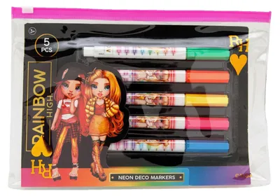 Produktbild von Rainbow High Neon Viltstiften, 5st.