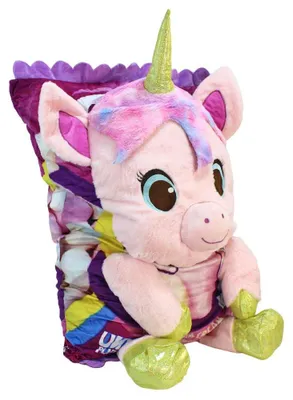 Produktbild von Niedliches Plüsch Einhorn XL in Snacktüte - ca. 75 cm