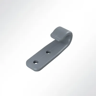 Produktbild von Lysel® Kunststoff Planenhaken offen, (BxL) 19.50x60mm in grau (10 Stück)