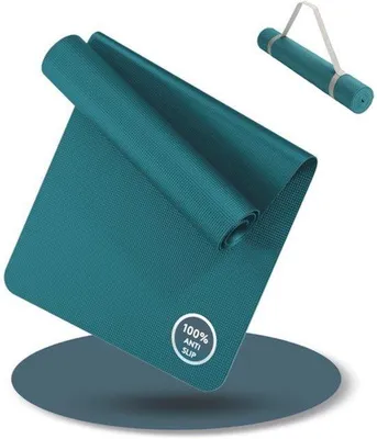 Productafbeelding van Yogamat (180x60cm) incl. draagriem - sport en yogamat