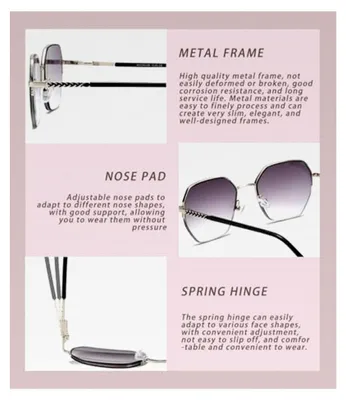 Produktbild von Sonnenlesebrille für Damen mit stilvollen Gradientlinsen und UV400 Schutz