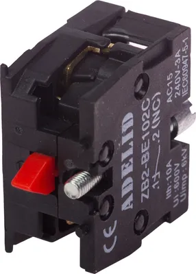 Produktbild von Kontaktblock Hilfsschalter Hilfskontakt Schließer geschlossen NC 600V 10A