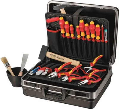 Produktbild von KNIPEX Werkzeugkoffer 002105HLS, 24-teilig, Werkzeug-Set, (mit