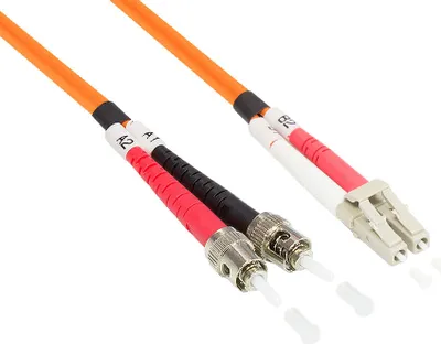 Produktbild von Patchkabel LWL Duplex OM2 (Multimode, 50/125) LC/ST, 10m, Good Connections®