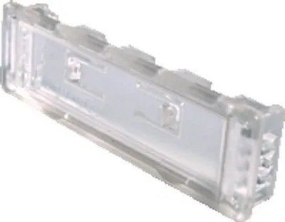 A clear plastic product with a gray component, shown against a white background.