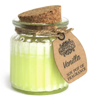 Obrázek produktu pro Svíčka ze sójového vosku ve sklenici – vanilka