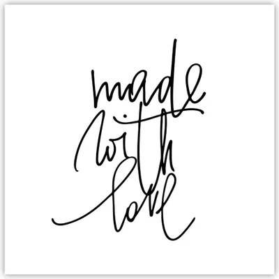 Produktbild von Poster - Poster ohne Rahmen - Erstellt mit Liebe - 60x60 cm - Wand Bild - Wanddeko - Wandbilder - Kunstposter - Wandposter - Bilder - Kunstdruck - Wanddekoration - Wandbild - P2XAC60x60-4499