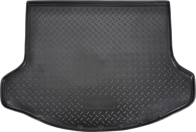 Image de Tapis De Coffre en Caoutchouc TPE Pour Kia Sportage 2010-2015, Bord Haut, Noir, Antidérapant, Toutes Saisons