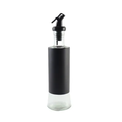 Produktbild von OTIX Olivenölflasche Essigflasche Ölflasche Schwarz 350ml Mit Ausgießer Glas